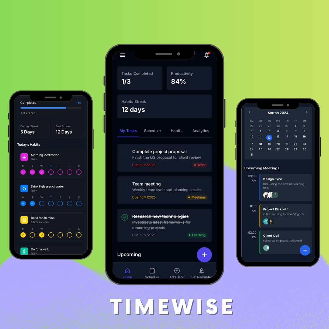 TimeWise Dashboard